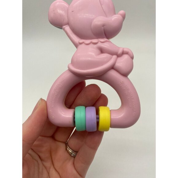 1990 Playskool Disney Minnie Mouse Rattle Toy - Picture 2 of 7